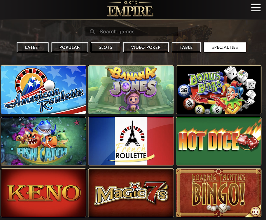 Harbors Empire Local casino Remark 8000 Invited Added bonus Package