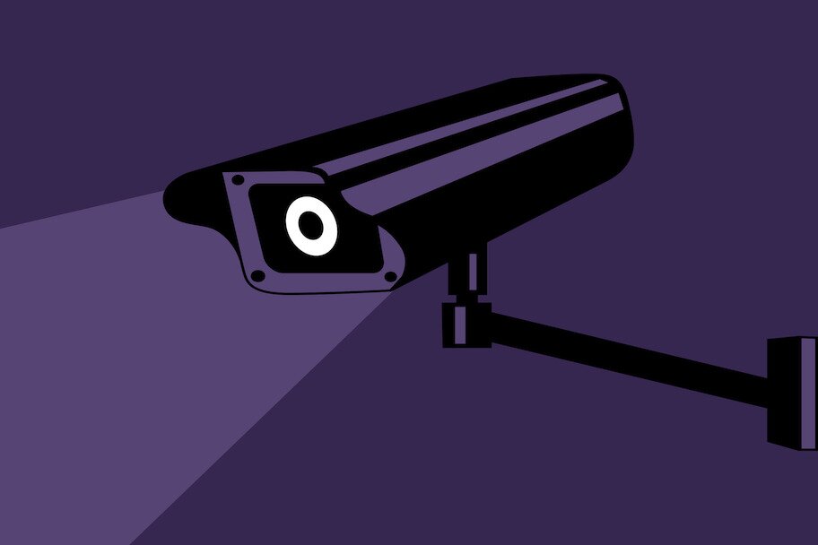 surveillance camera cartoon