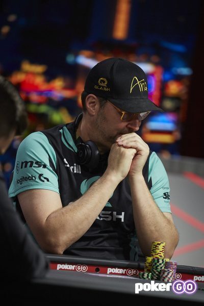 Phil Hellmuth in focused mode 
