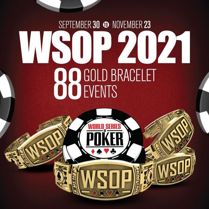 Full World Series of Poker 2021 Live Schedule - Details of all 88
