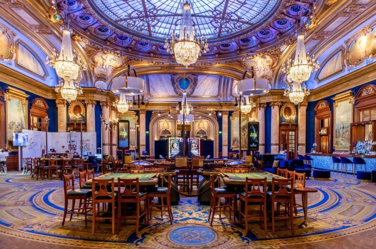 roulette tables inside Casino de Monte Carlo