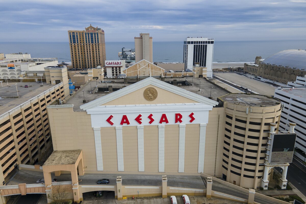 Caesars casino hotel is in Atlantic City, New Jersey